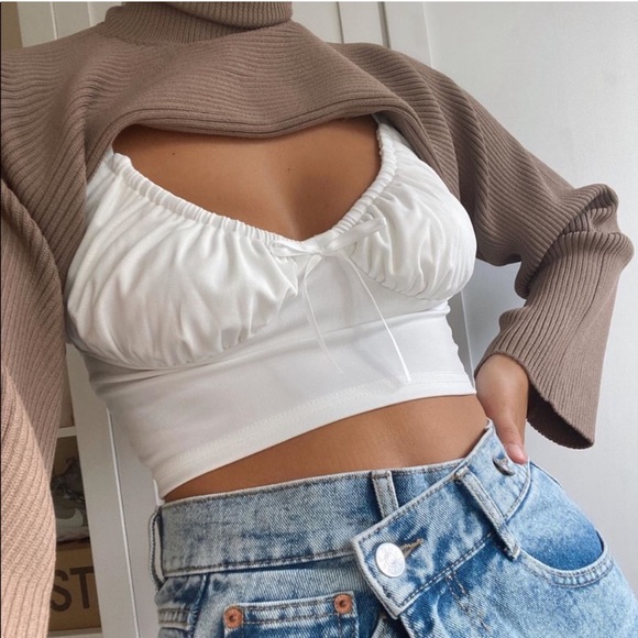 GORGEOUS ZARA NWT Arm Warmer Sweater - Picture 6 of 16